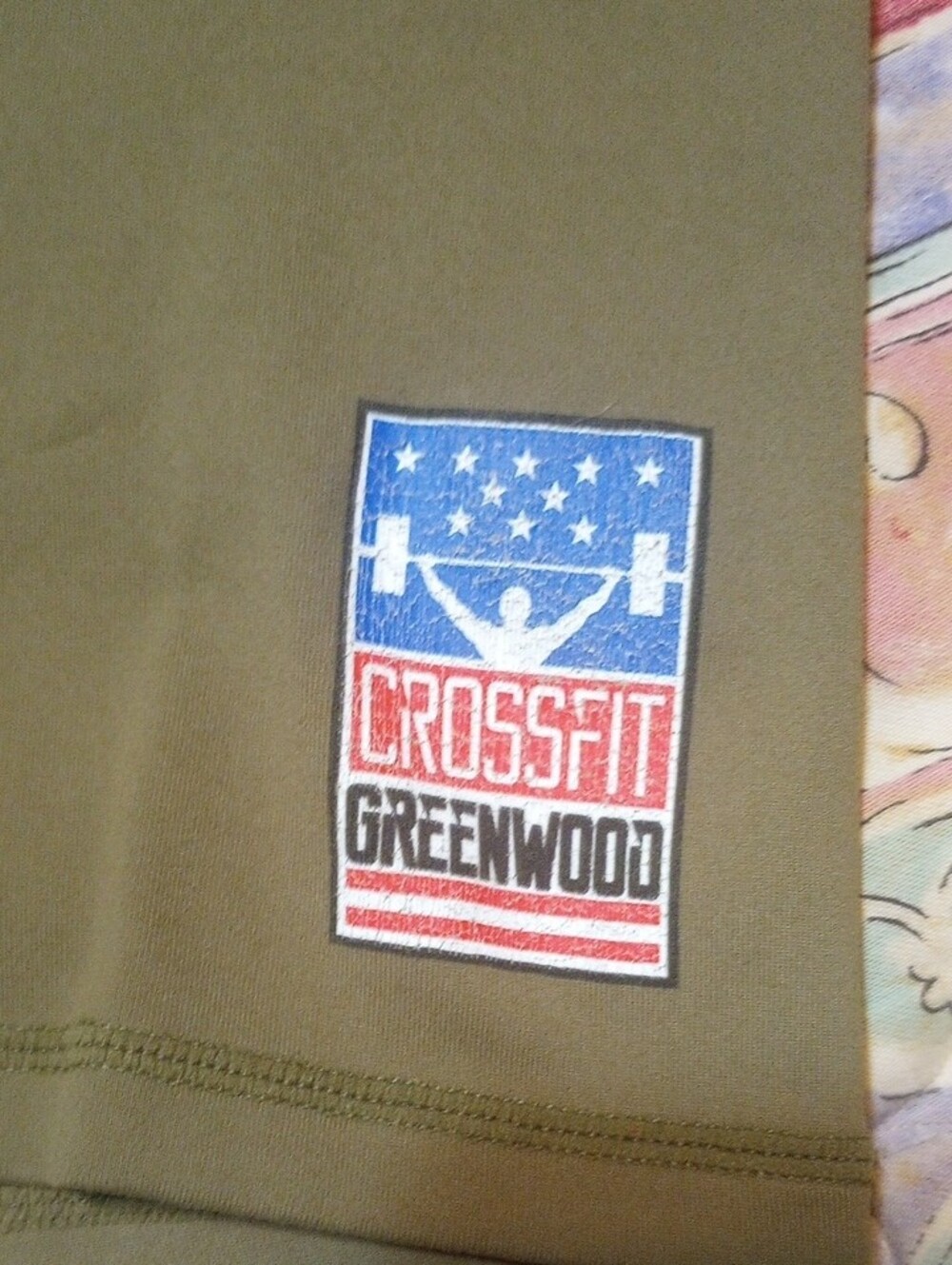 Athletic Shorty Shorts Olive Green - Picture 2 of 5